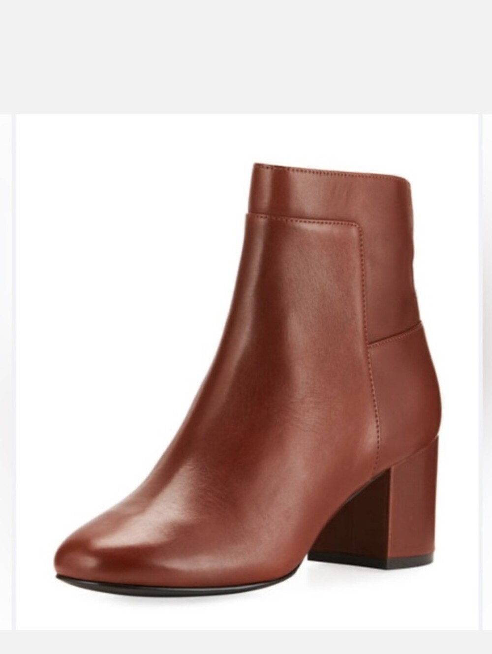 Cole Haan Arden Grand Booties in the color Brandy Brown.